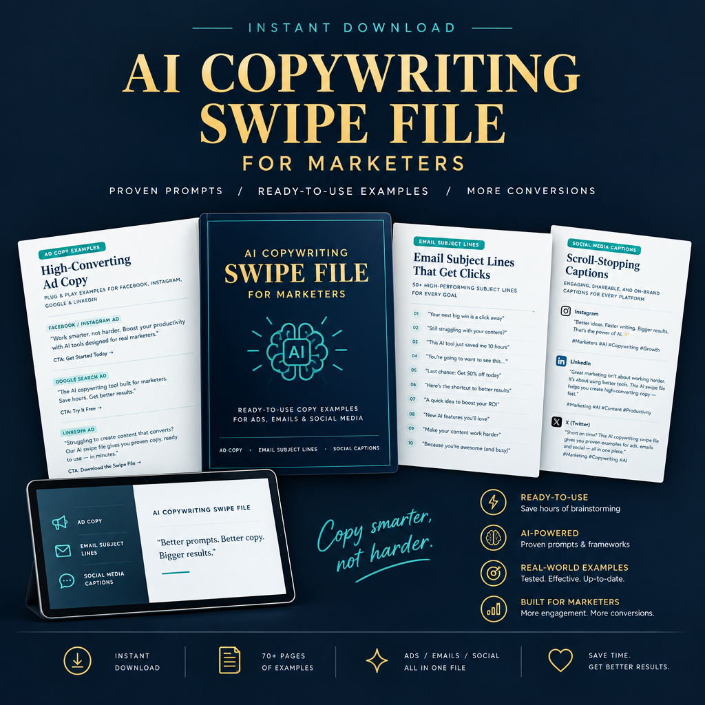 Copywriting Swipe File - Highlights