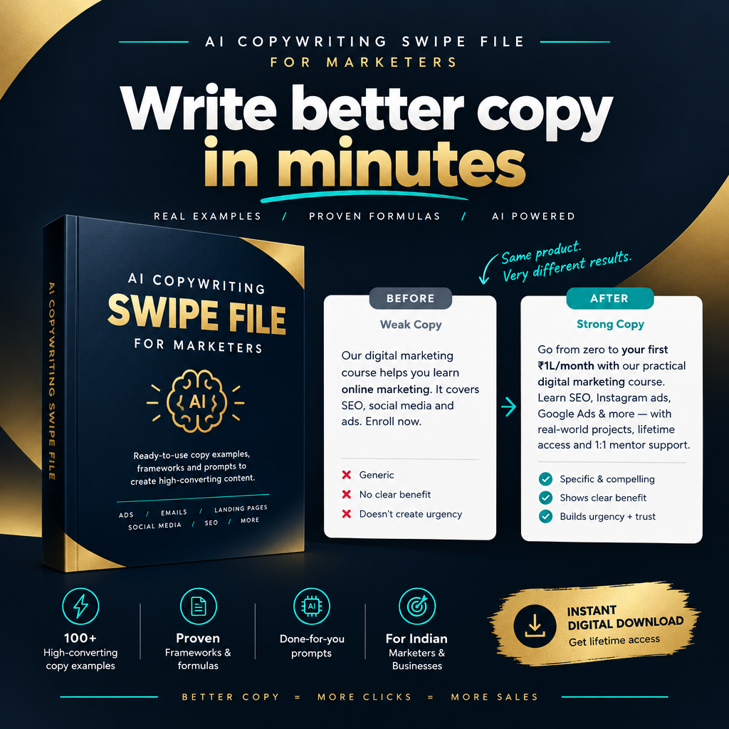 Copywriting Swipe File - Results