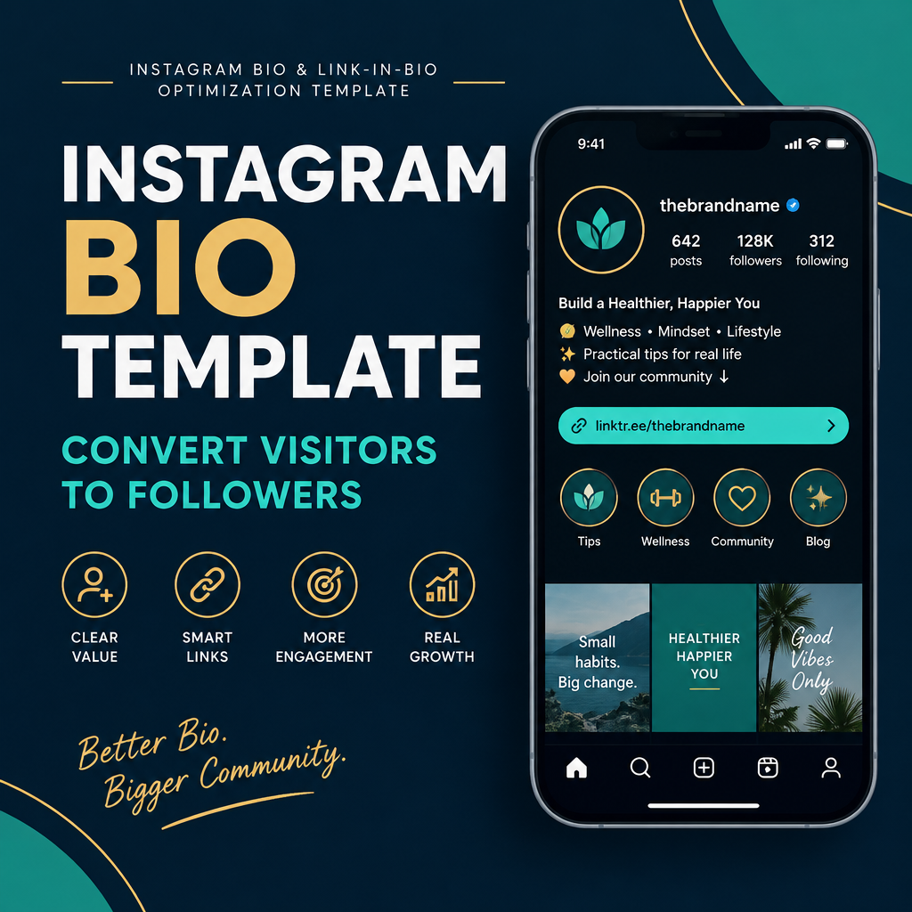 Instagram Bio Template